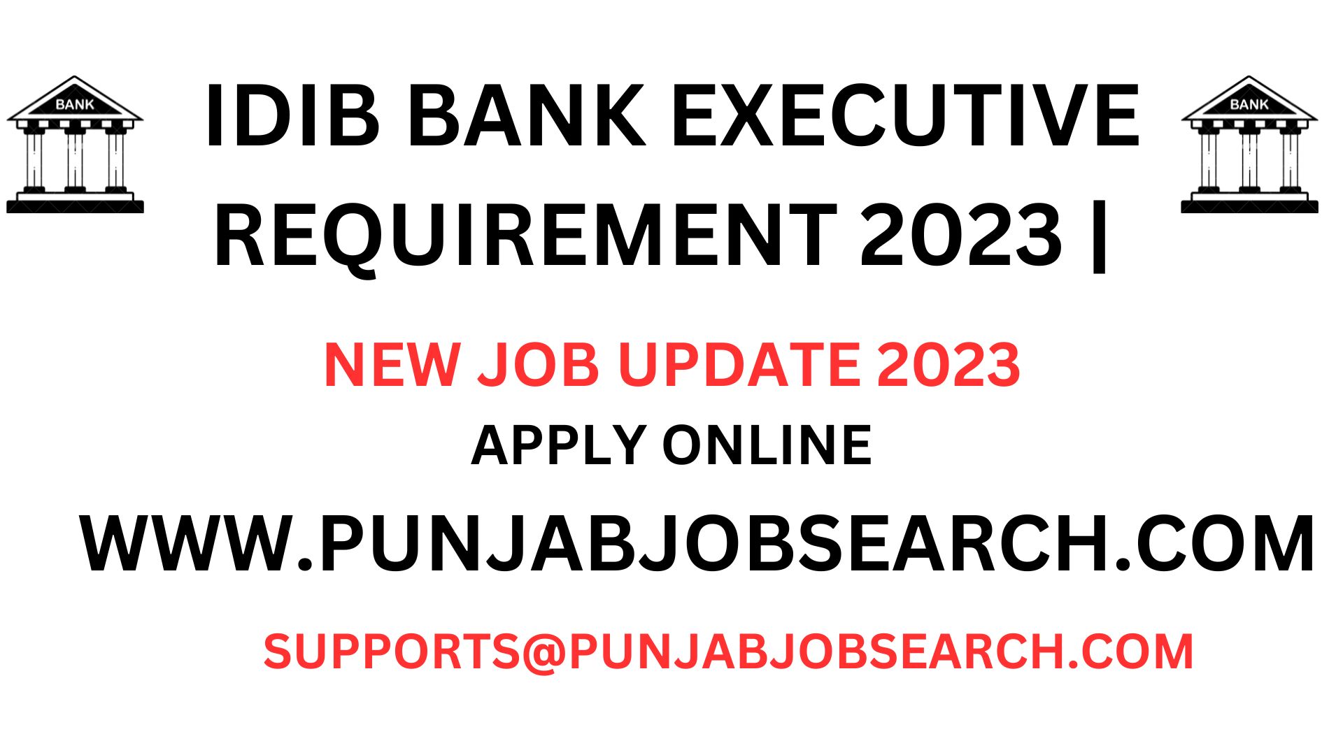 IDIB BANK EXECUTIVE REQUIREMENT 2023 |