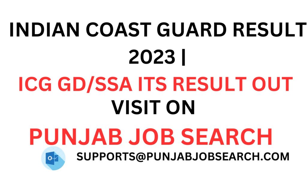 INDIAN COAST GUARD RESULT 2023 |