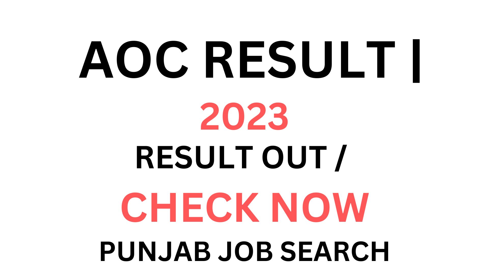 AOC RESULT |