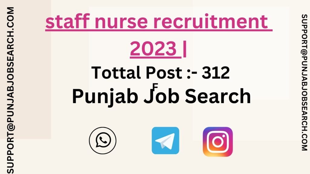 staff nurse recruitment 2023 |