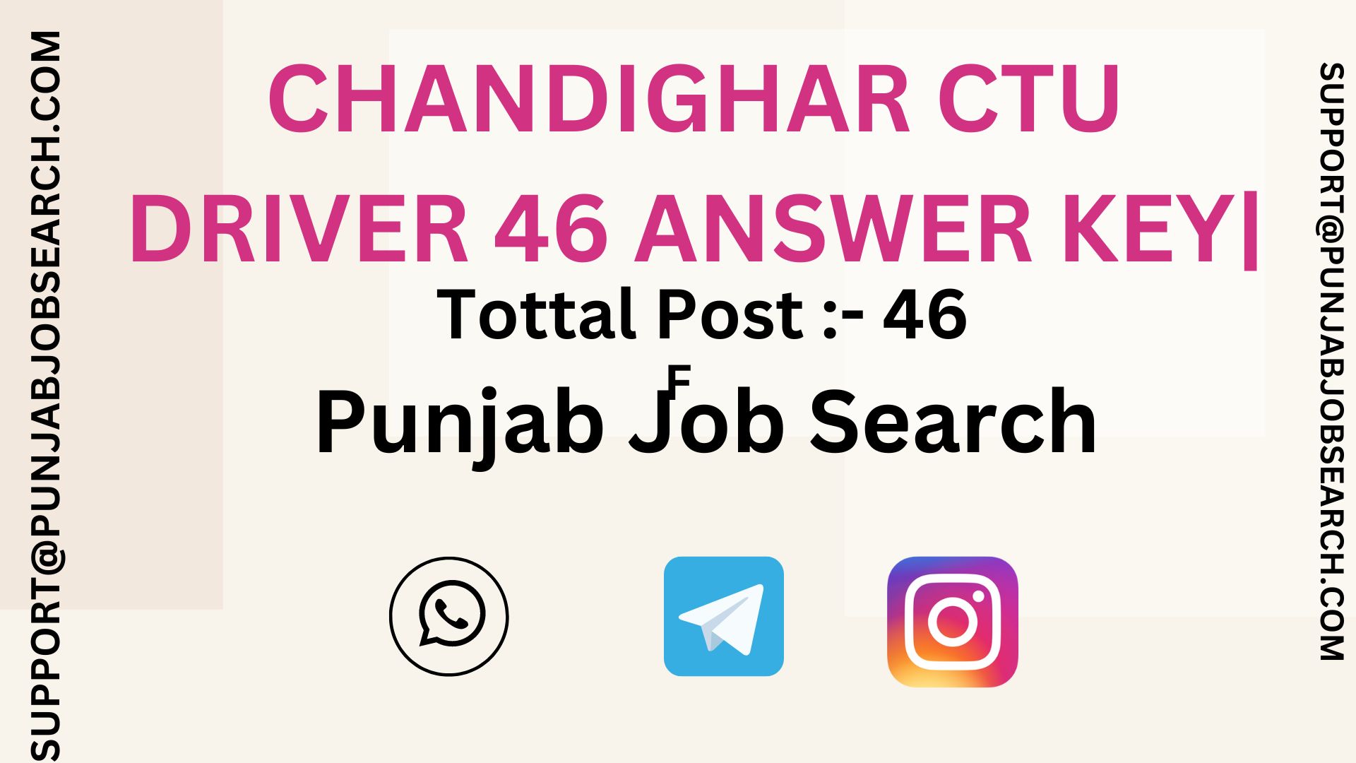 CHANDIGHAR CTU DRIVER 46 ANSWER KEY|