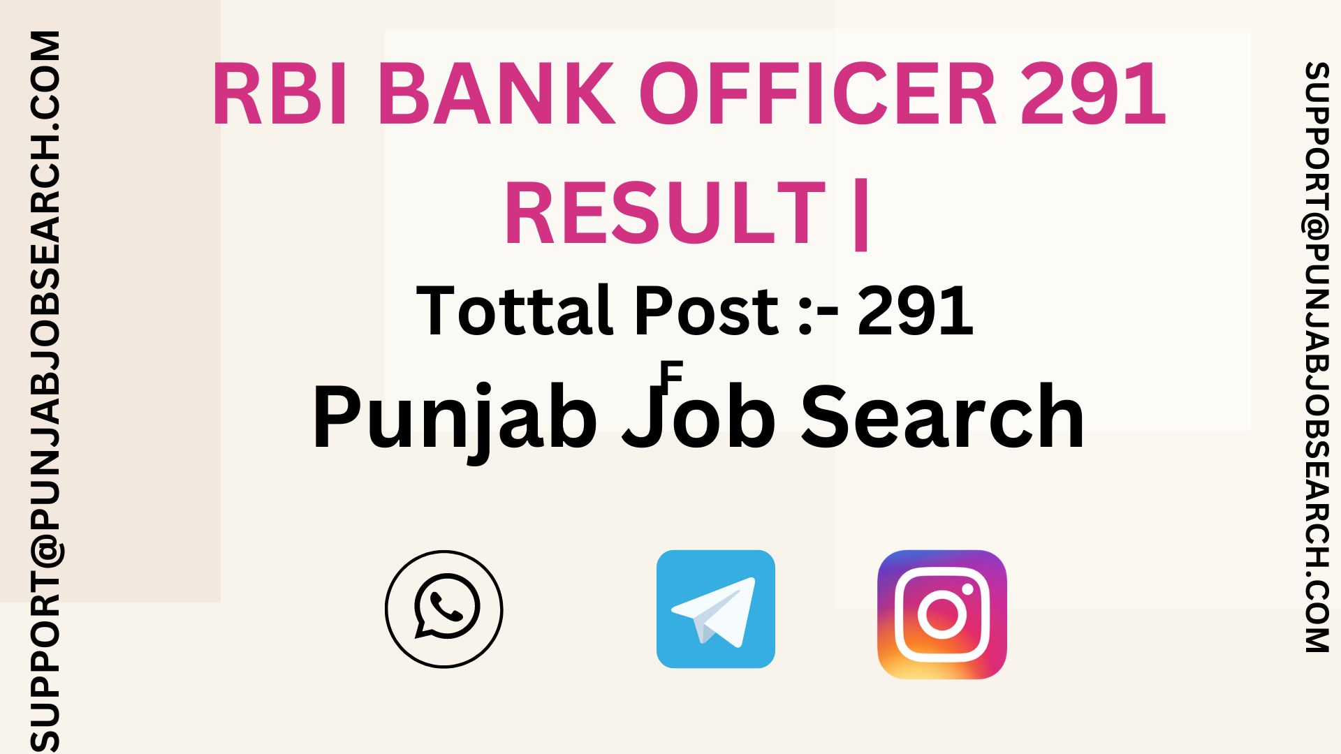 RBI BANK OFFICER 291 RESULT |