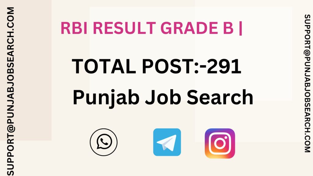 RBI RESULT GRADE B |