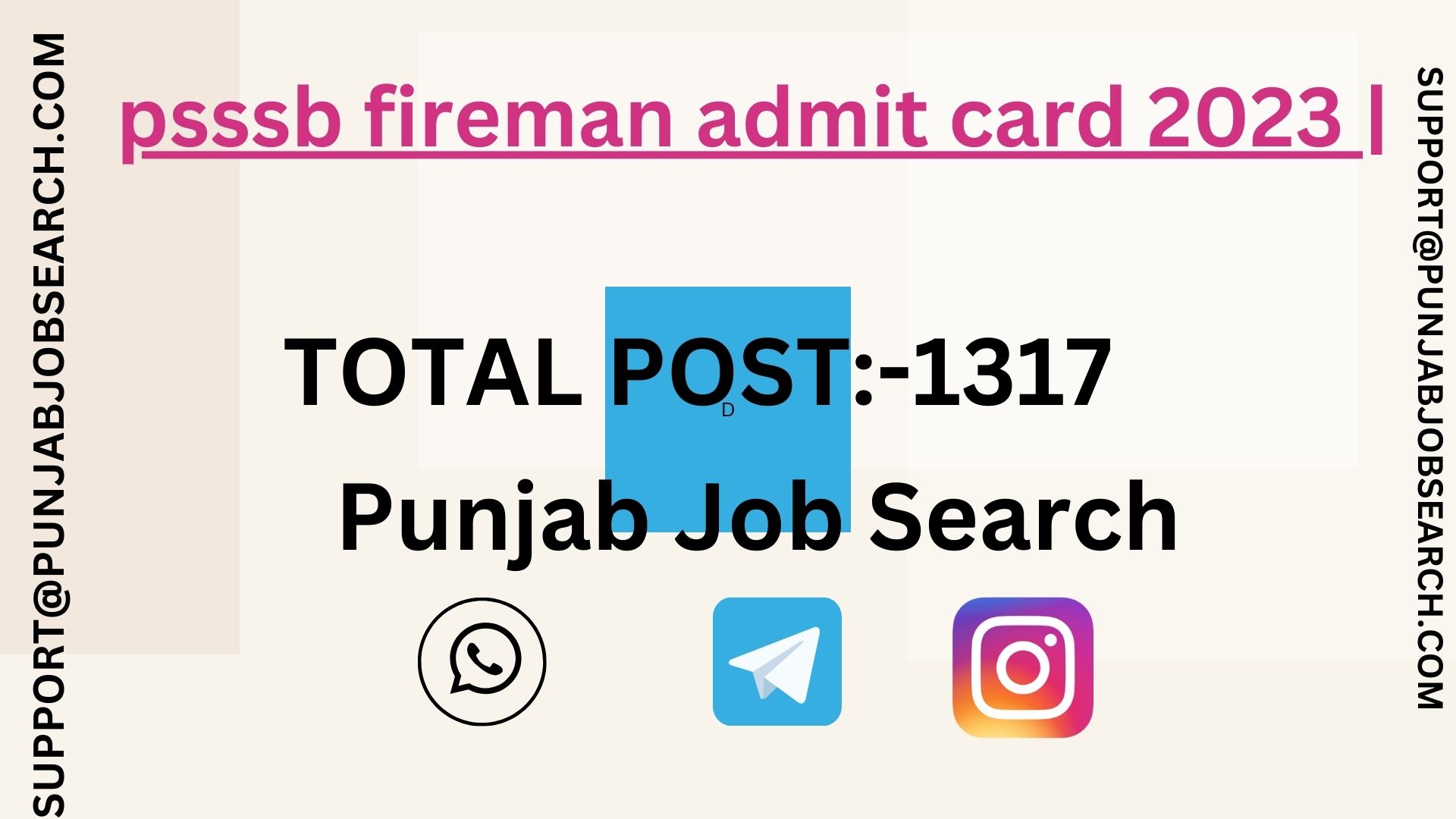 psssb fireman admit card 2023 |