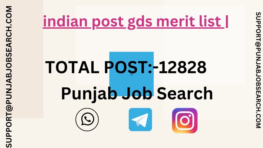 indian post gds merit list |