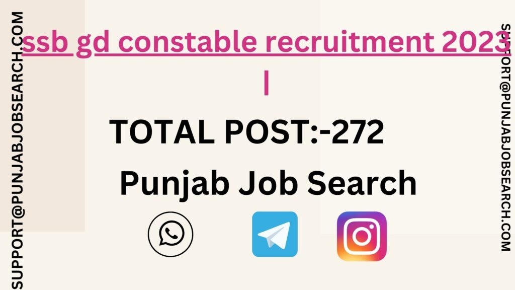 ssb gd constable recruitment 2023 |