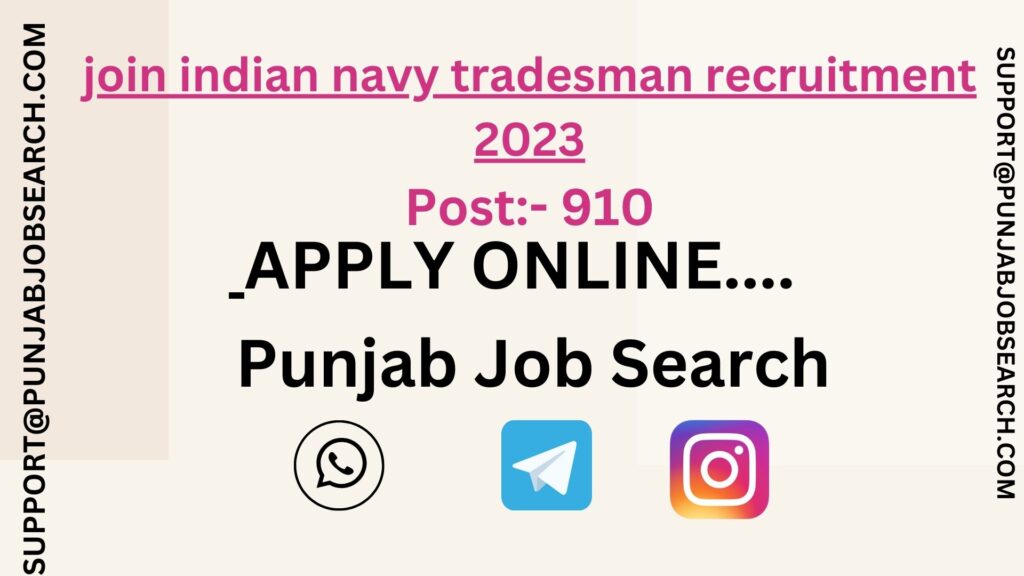 join indian navy tradesman recruitment 2023