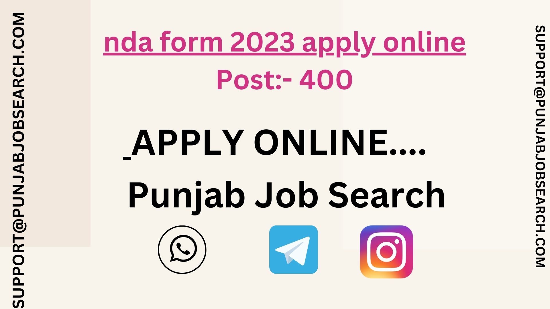 nda form 2023 apply online