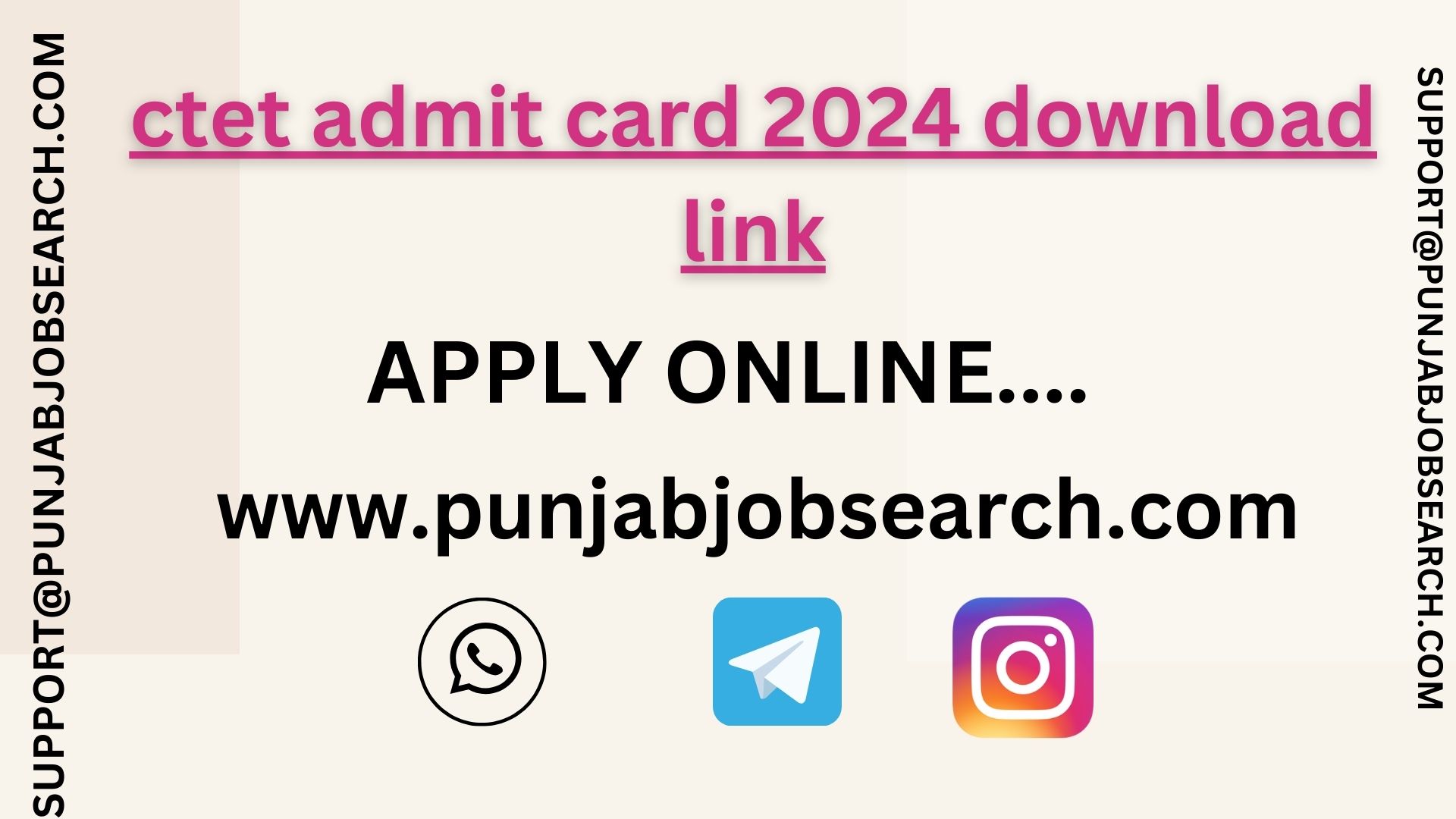 ctet admit card 2024 download link