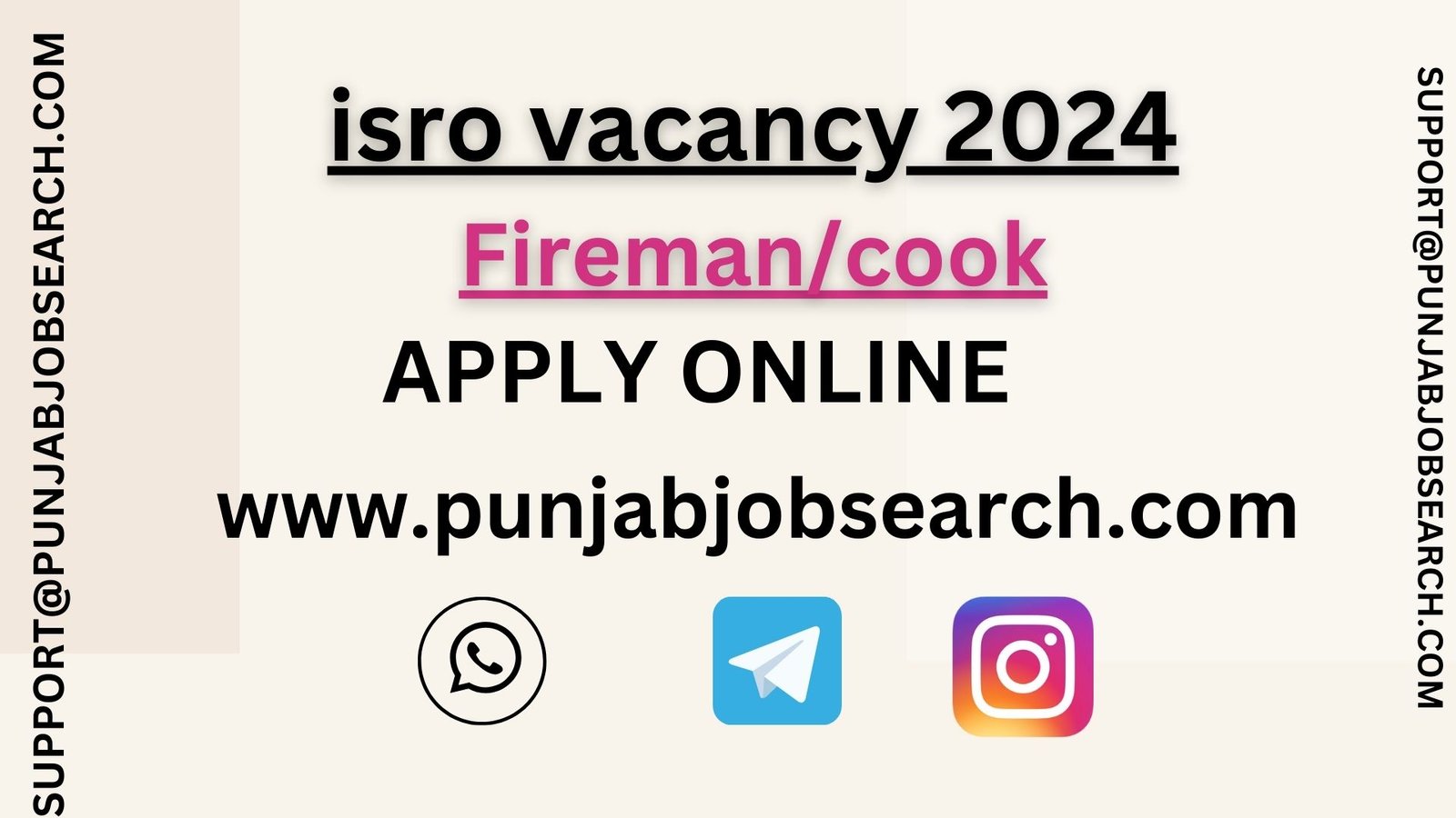 isro vacancy 2024