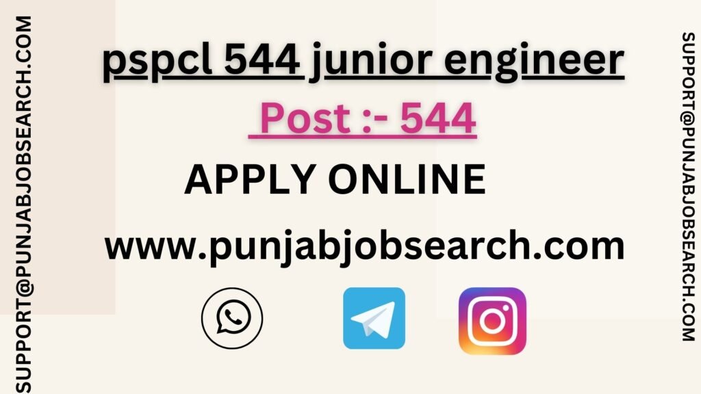 pspcl 544 junior engineer