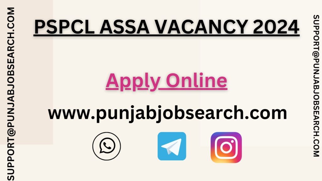 PSPCL ASSA VACANCY 2024