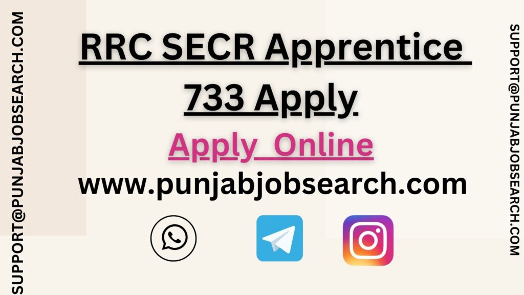 RRC SECR Apprentice 733 Apply