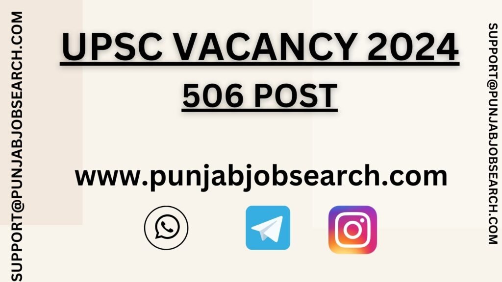 UPSC VACANCY 2024