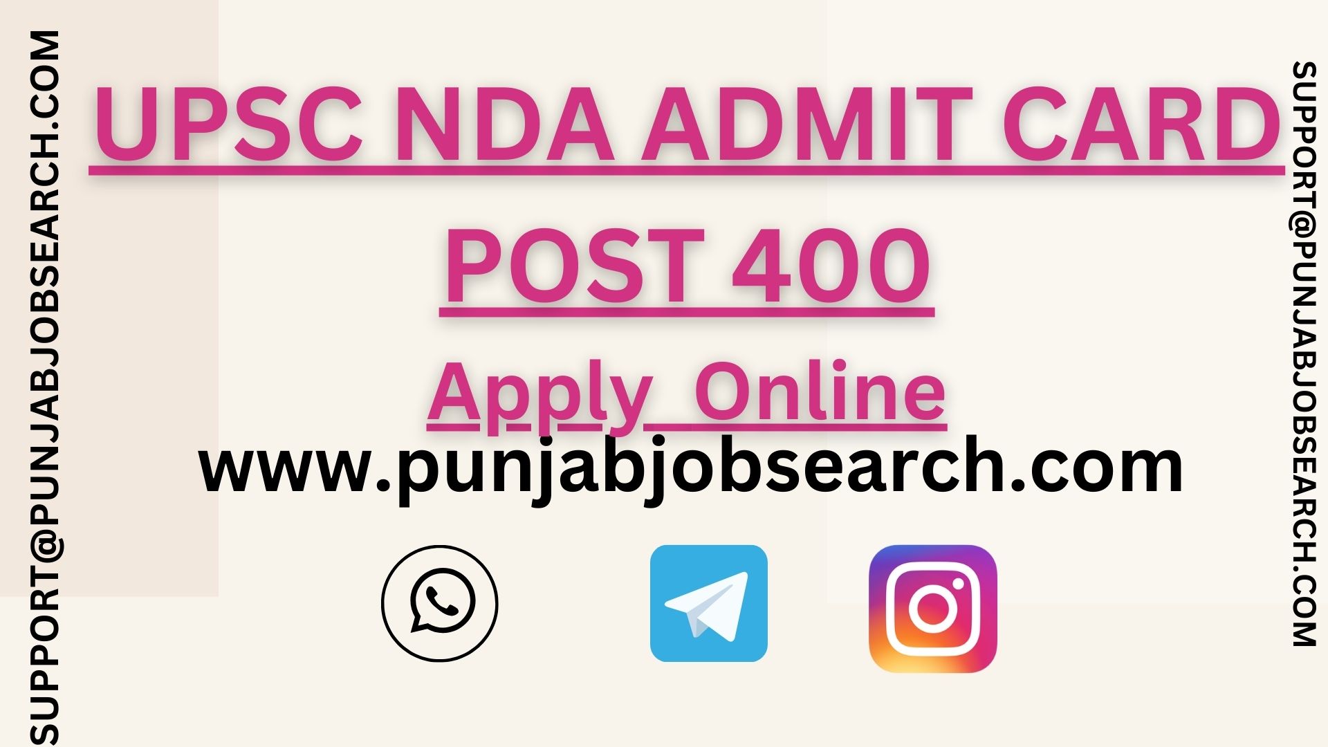 UPSC NDA ADMIT CARD