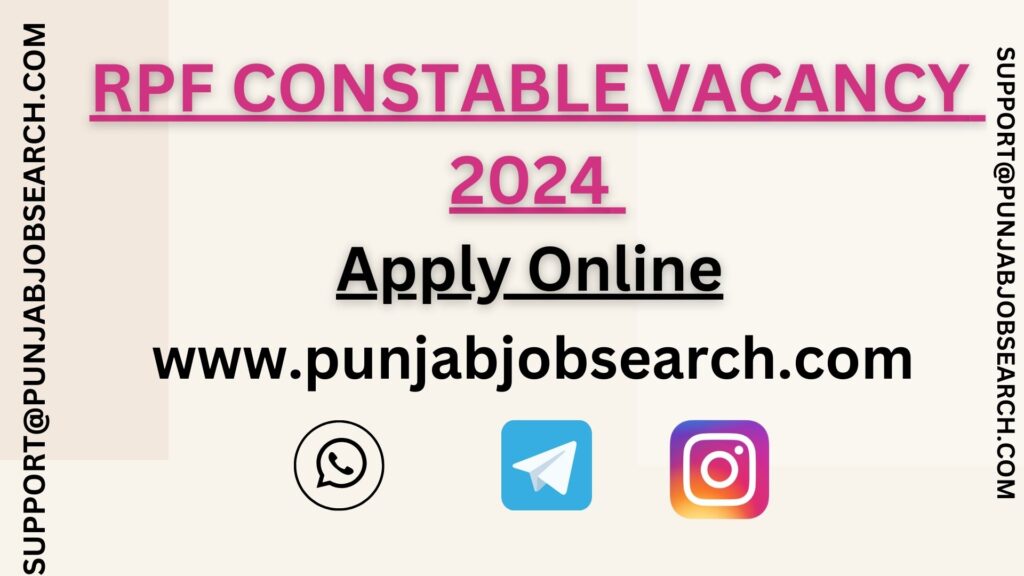 RPF CONSTABLE VACANCY 2024