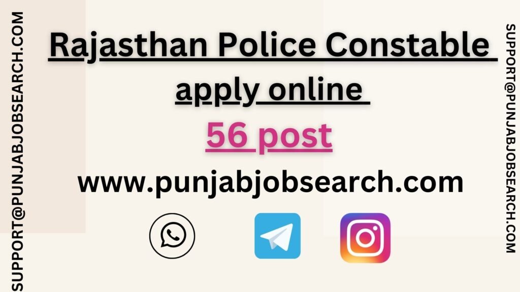 Rajasthan Police Constable