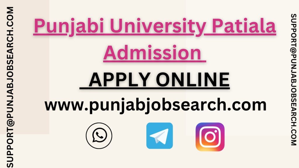 Punjabi University Patiala Admission