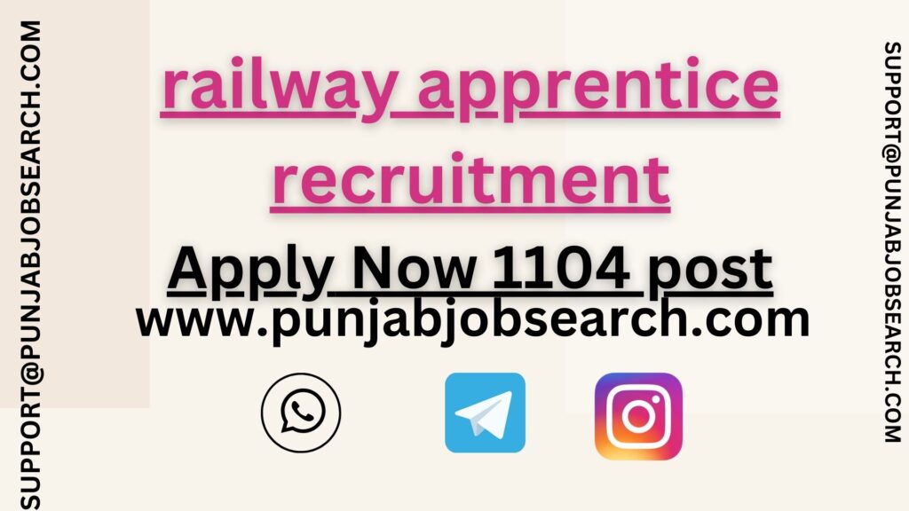 railway apprentice recruitment