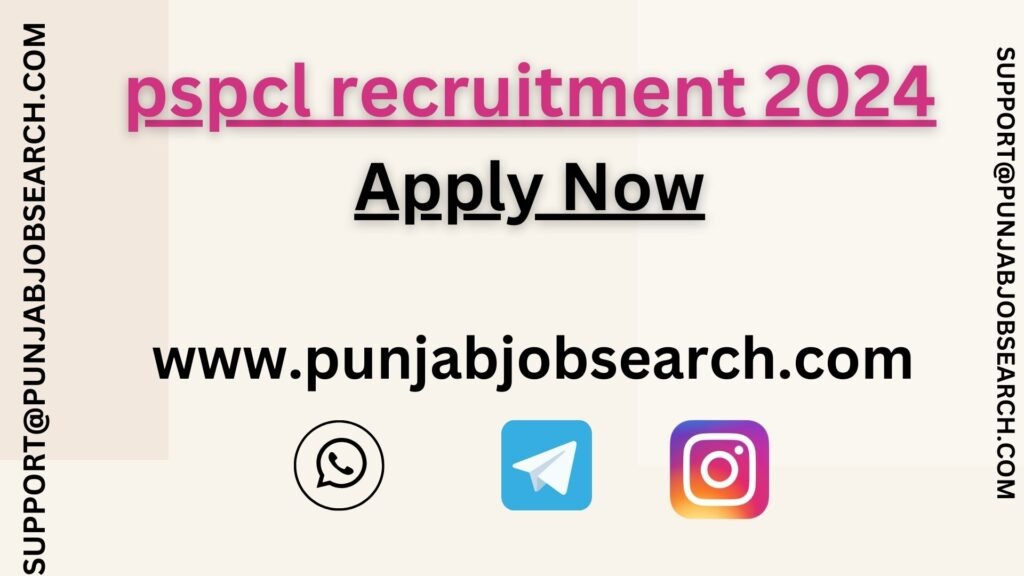pspcl recruitment 2024