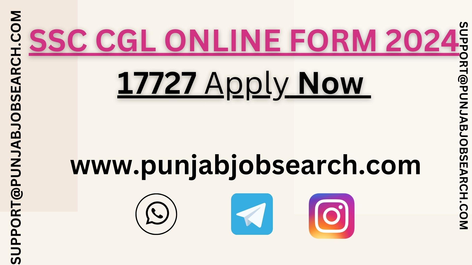 SSC CGL ONLINE FORM 2024