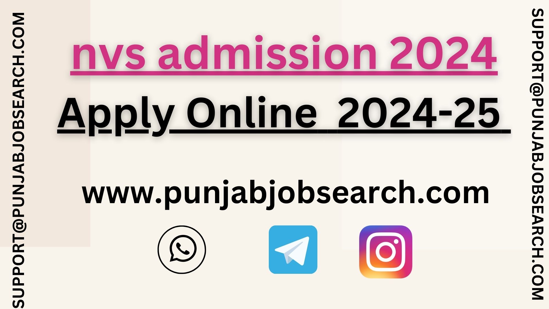 nvs admission 2024