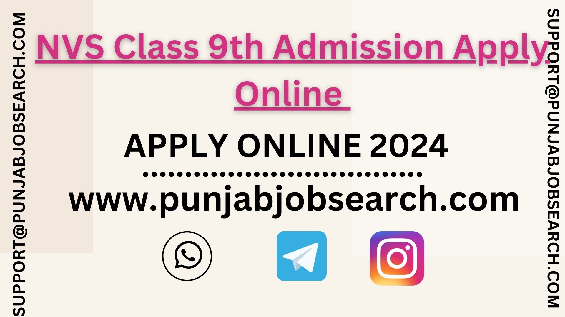 NVS Class 9th Admission Apply Online