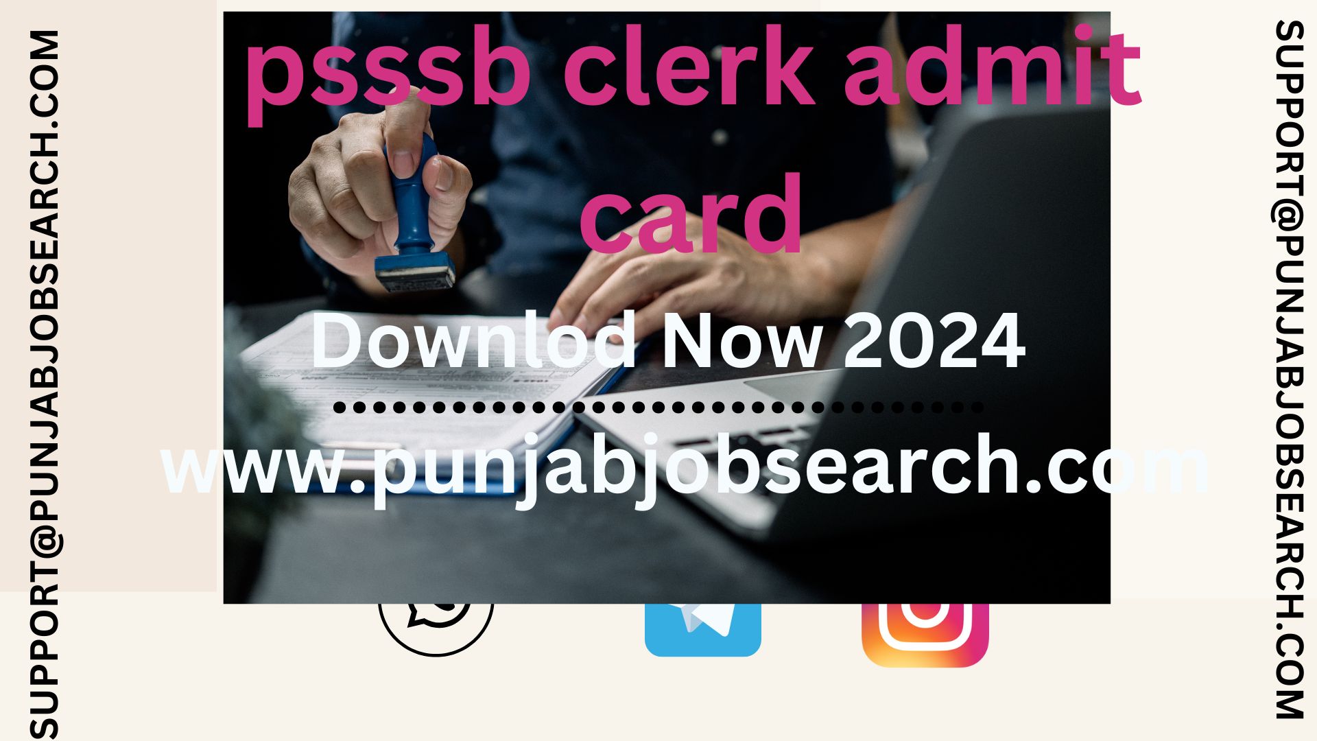 psssb clerk admit card