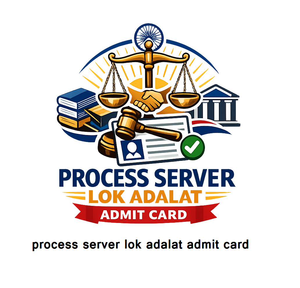 process server lok adalat admit card
